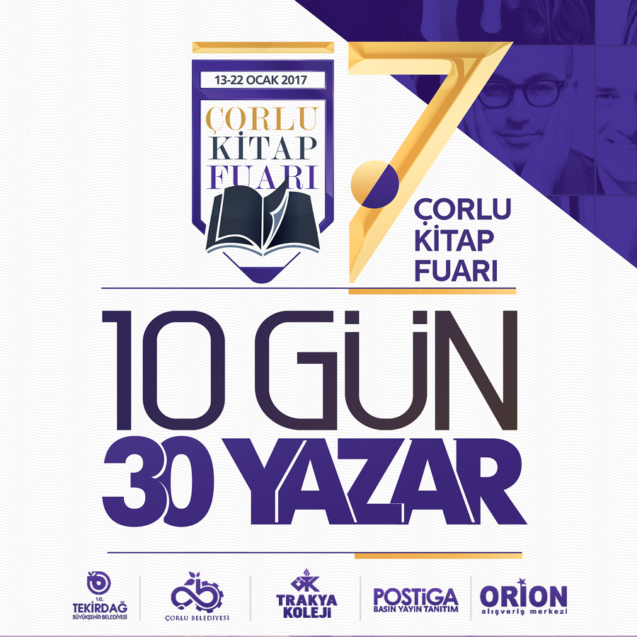 7’nci Çorlu Kitap Fuarı Orion’da başlıyor