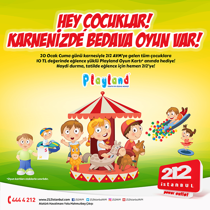 Minikler sömestrde 212’de eğlenecek