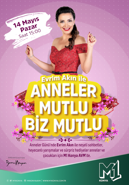 M1 Konya AVM’de Anneler Günü