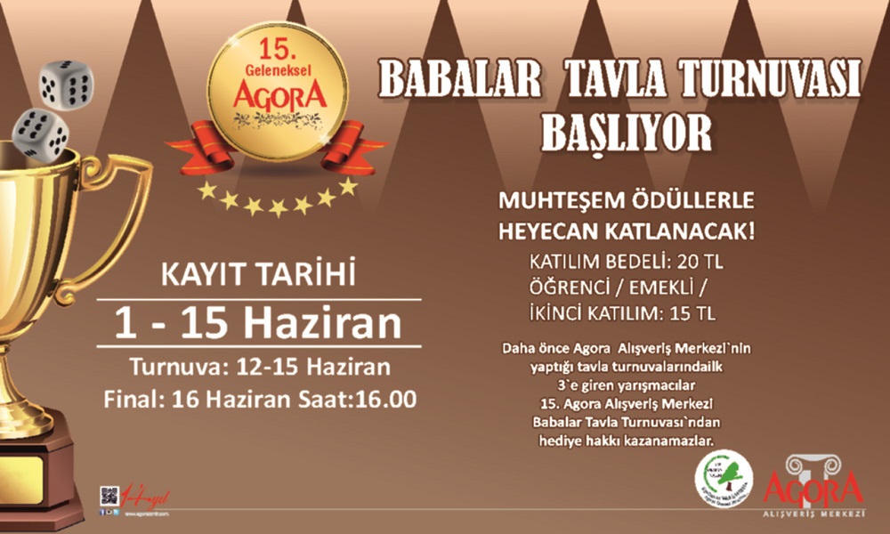 Babalar Tavla Turnuvası kayıtları başladı