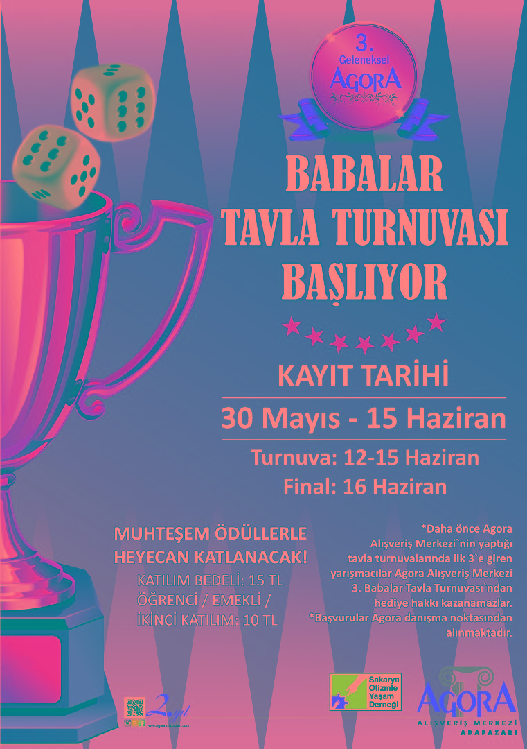 Tavla sever babalar Agora’da buluşacak