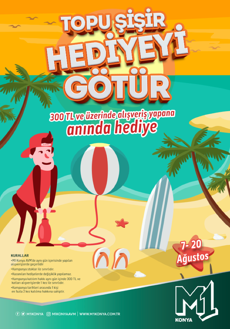 Hediyeler M1 Konya AVM’de!