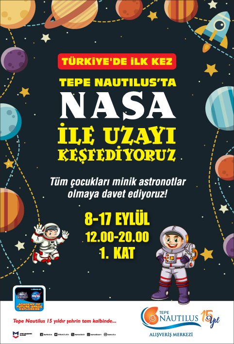 “Geleceğin Uzay Kaşifleri” Tepe Nautilus’ta