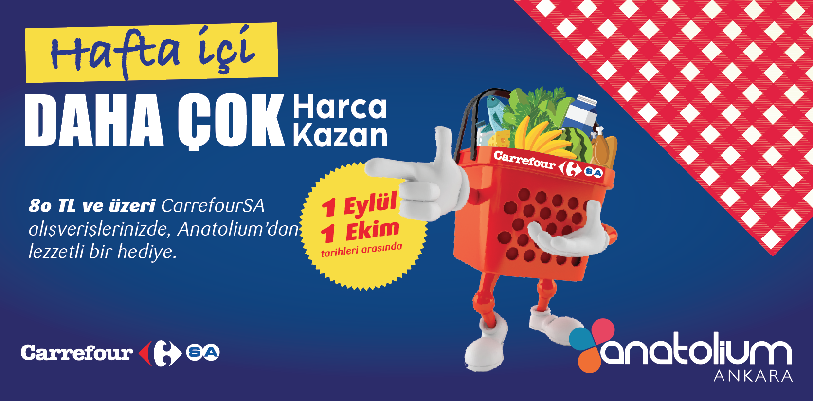 Anatolium’da alışveriş yine kazandırıyor