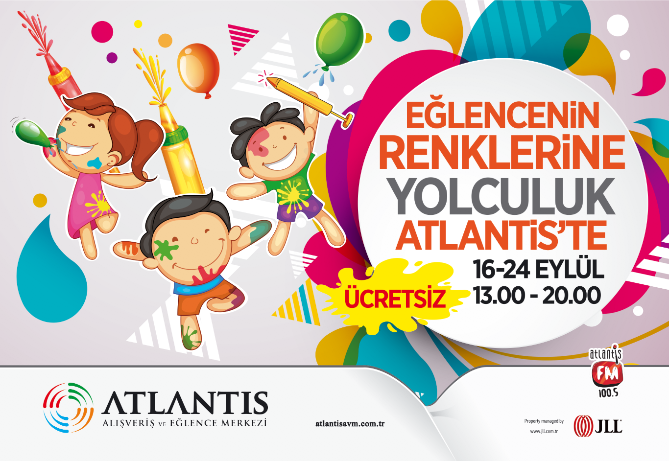 Eğlenceli renkler Atlantis’te!