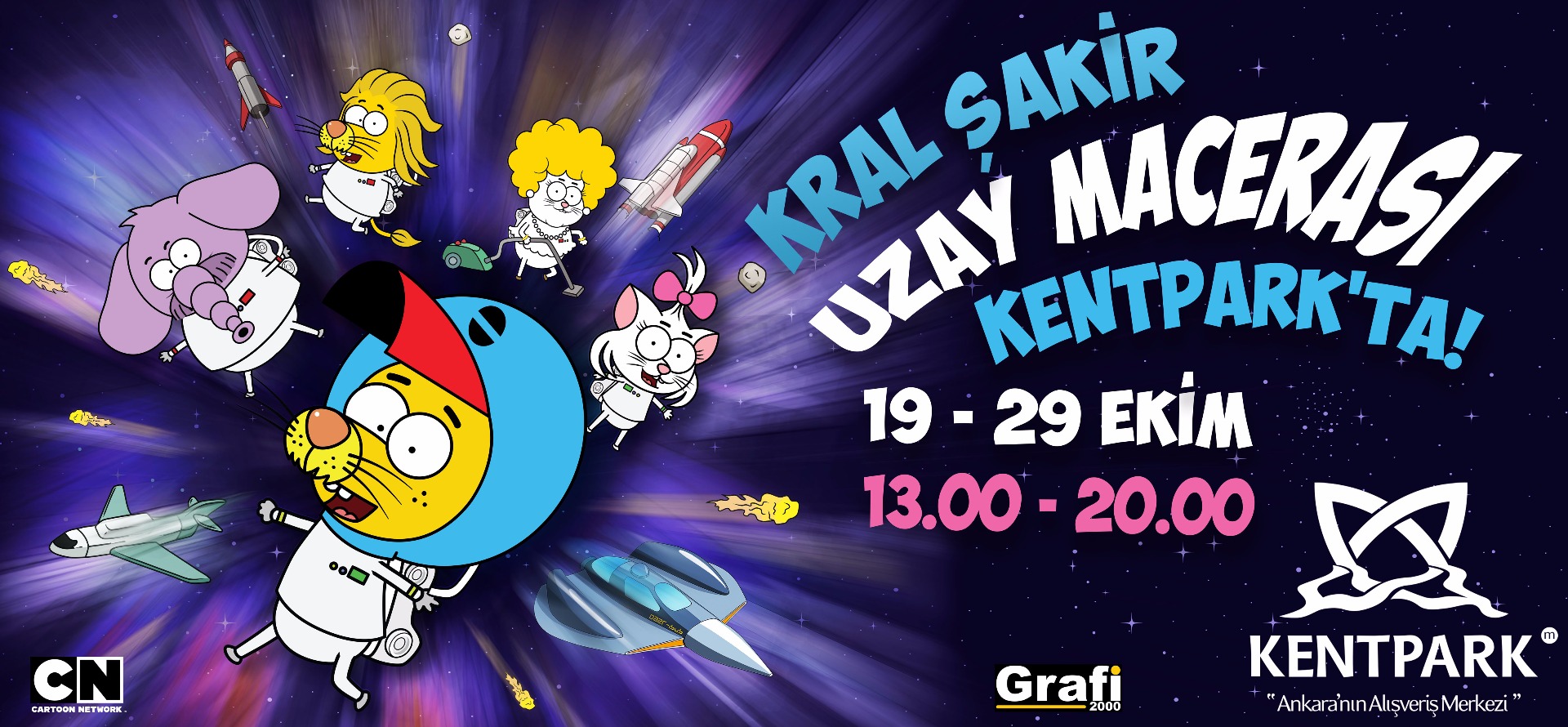 Kral Şakir Kentpark’ta miniklerle buluşacak