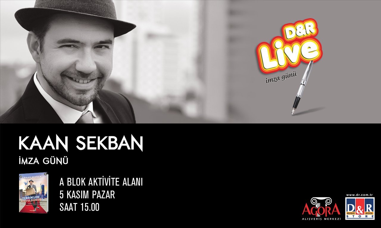 Kaan Sekban Agora’ya geliyor