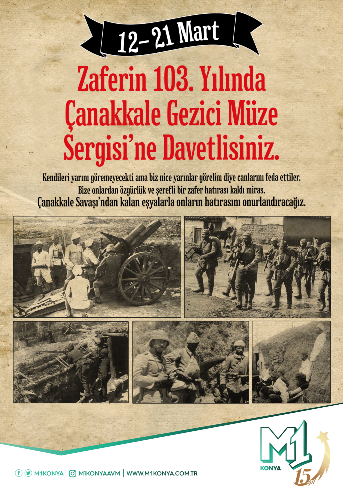 M1 Konya Çanakkale’yi müzeyle anacak
