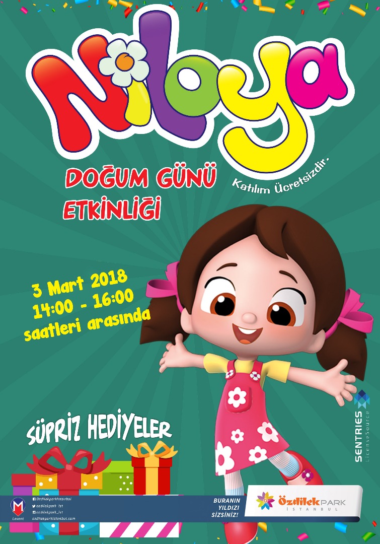 Niloya’nın doğum günü ÖzdilekPark’ta kutlanacak