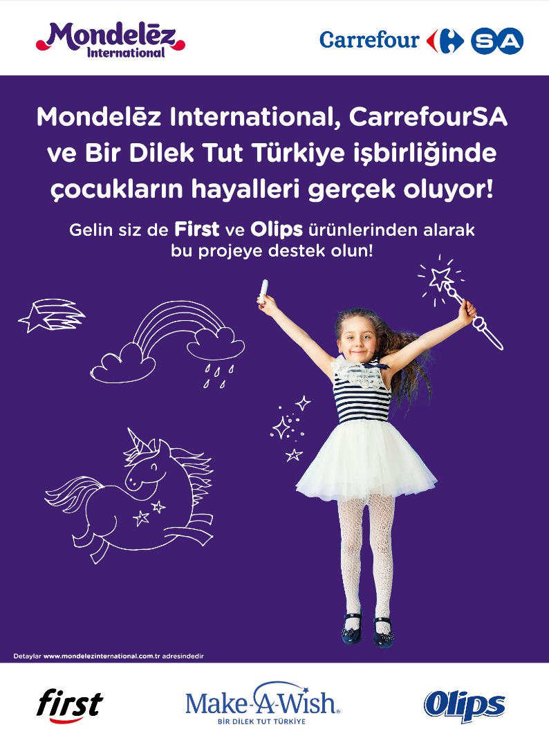 Mondelez International ve CarrefourSA çocukların hayalini gerçekleştirecek