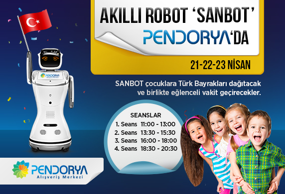 Akıllı robot “Sanbot” Pendorya’da