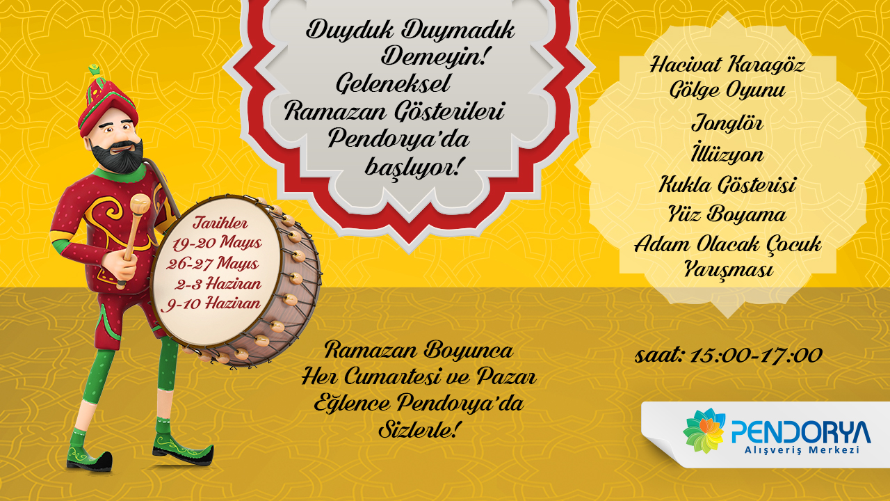 Ramazan eğlenceleri Pendorya’da