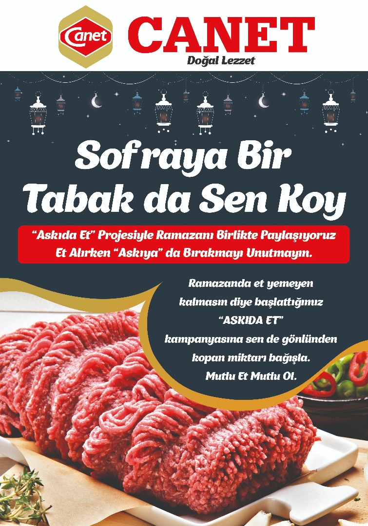 Sofrada senin de “Tabağın” olsun