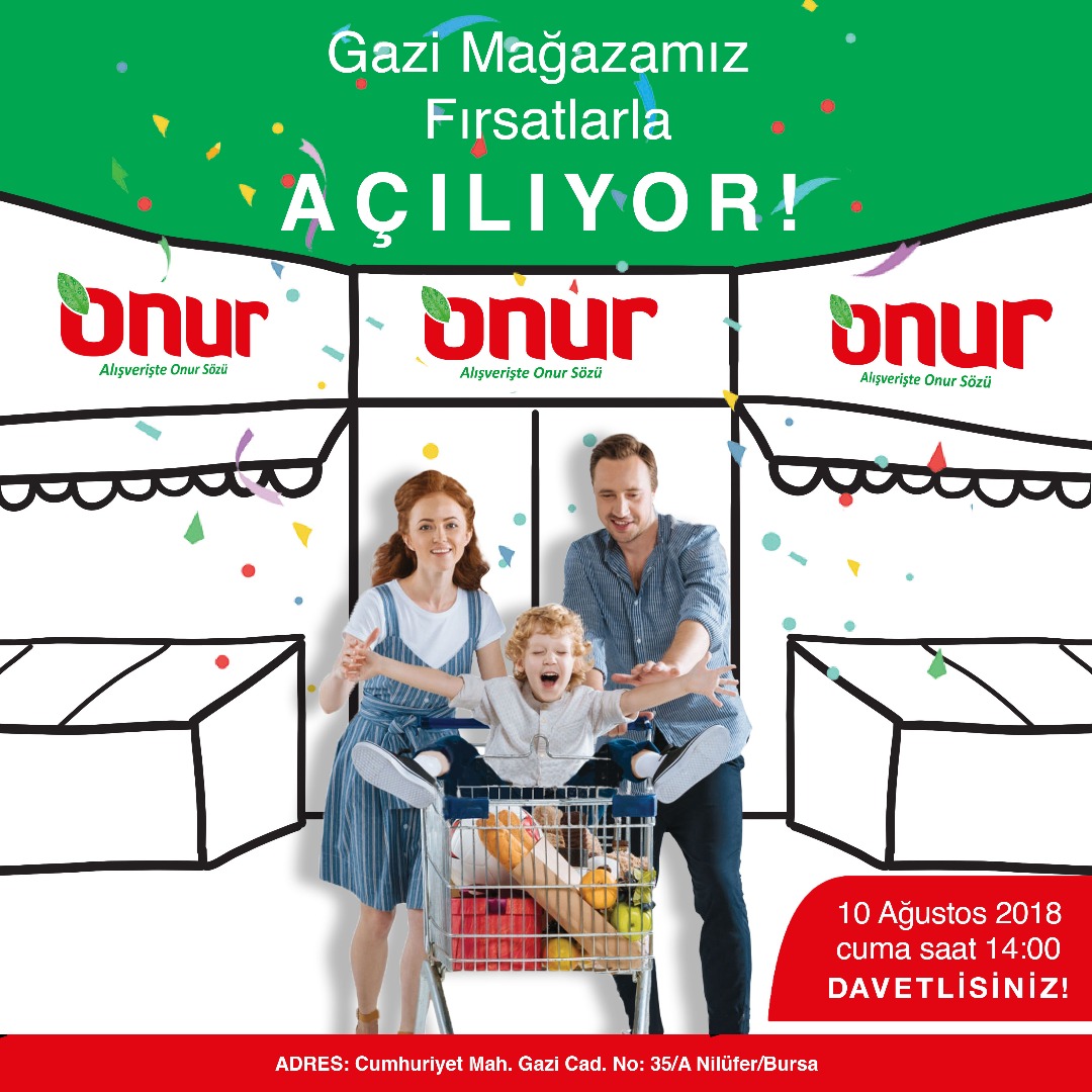 Onur Market büyümesine Bursa’da devam ediyor