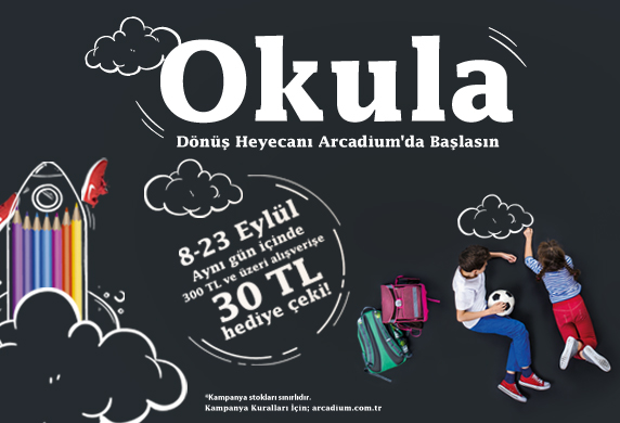 Okula dönüş hediyeniz Arcadium’dan!