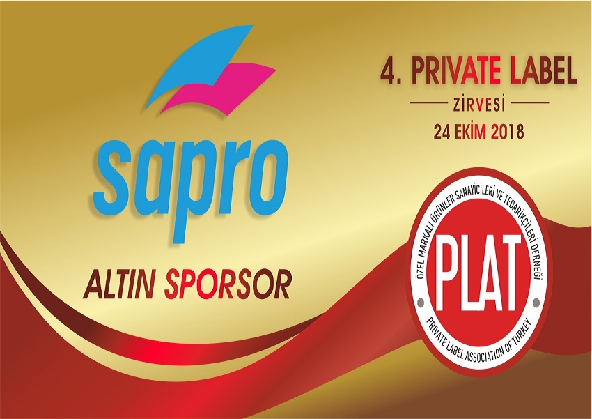 4’üncü Private Label Zirvesi’nin Altın Sponsoru Sapro oldu