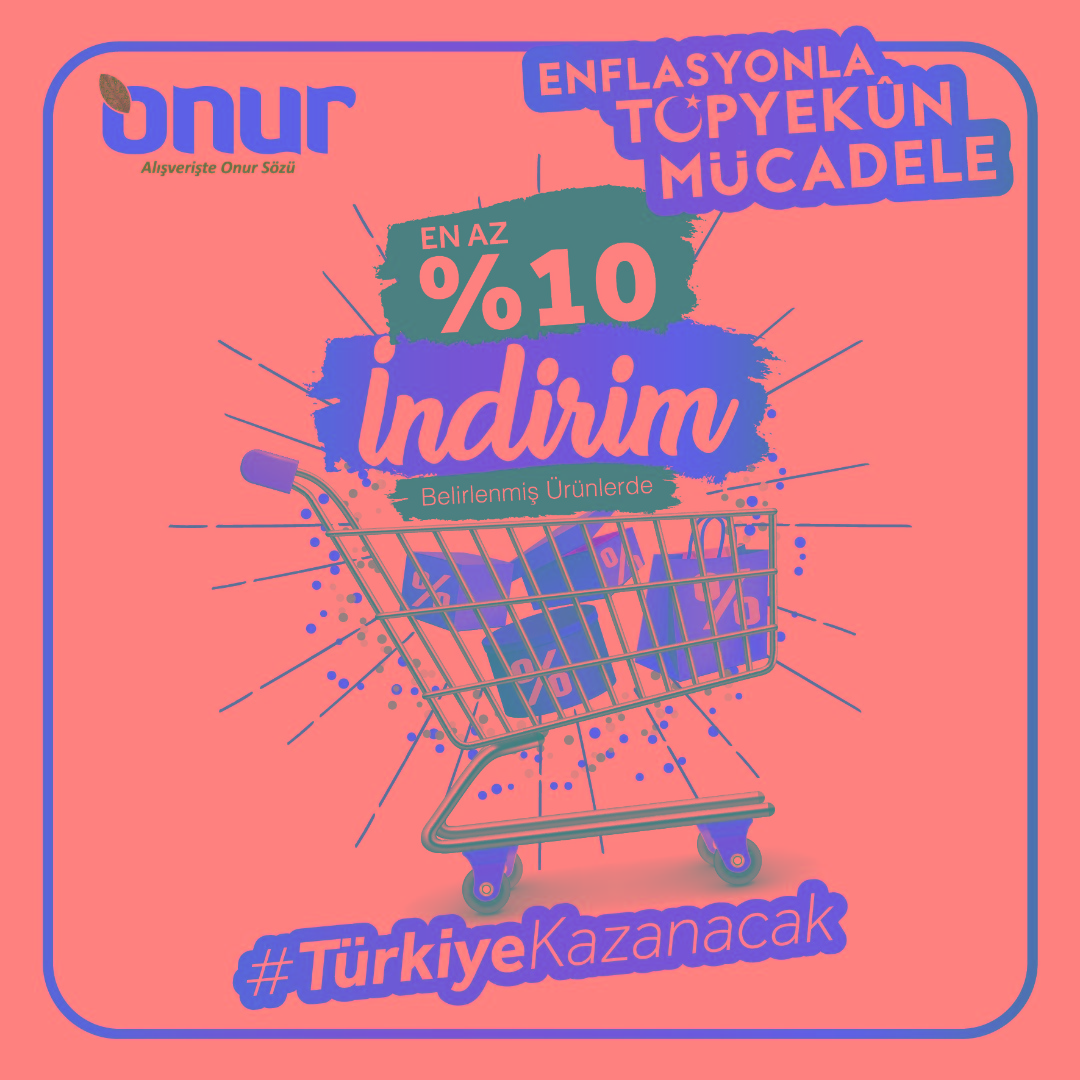 Onur Market’ten de enflasyon ile savaşa destek