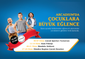 Arcadium’da çocuklara büyük eğlence