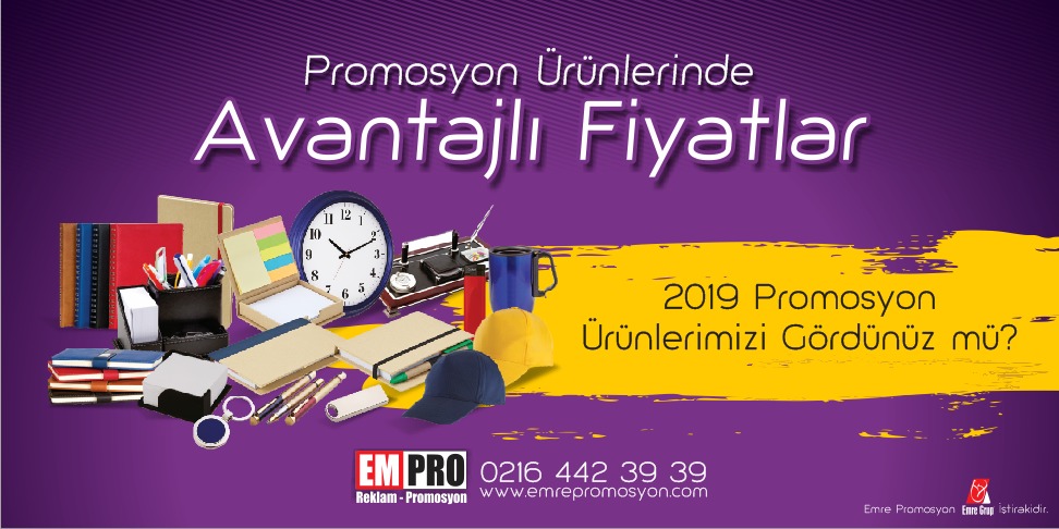 2019 yaklaşıyor, promosyonlarınız hazır mı?