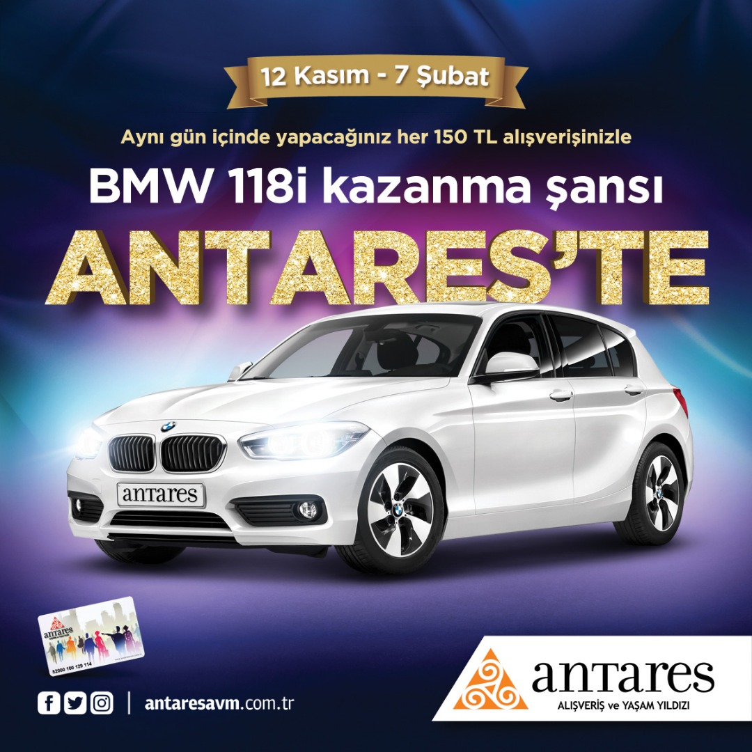 BMW kazanma şansı Antares’te!