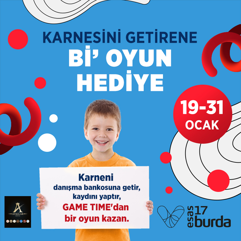 Karnesiyle 17 Burda’ya giden miniklere ilk oyun hediye