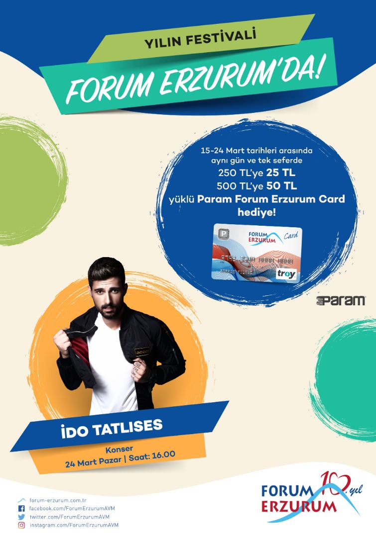 Forum Erzurum ziyaretçilerini festivale davet ediyor