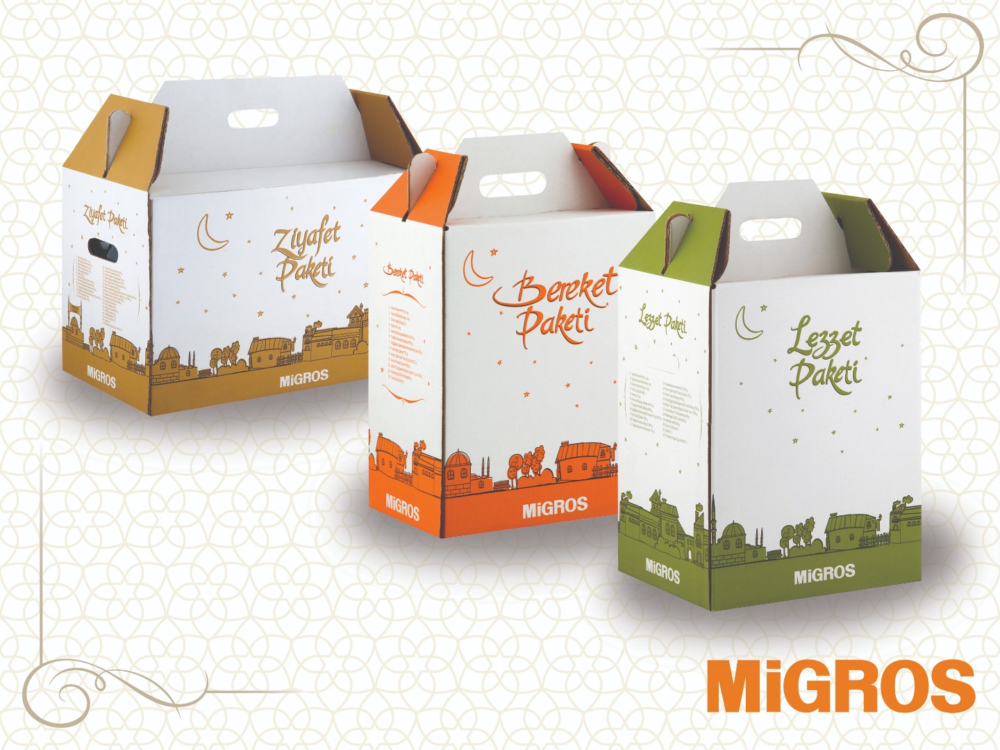 Ramazan ayında Migros kolileri 3 farklı çeşit sunuyor
