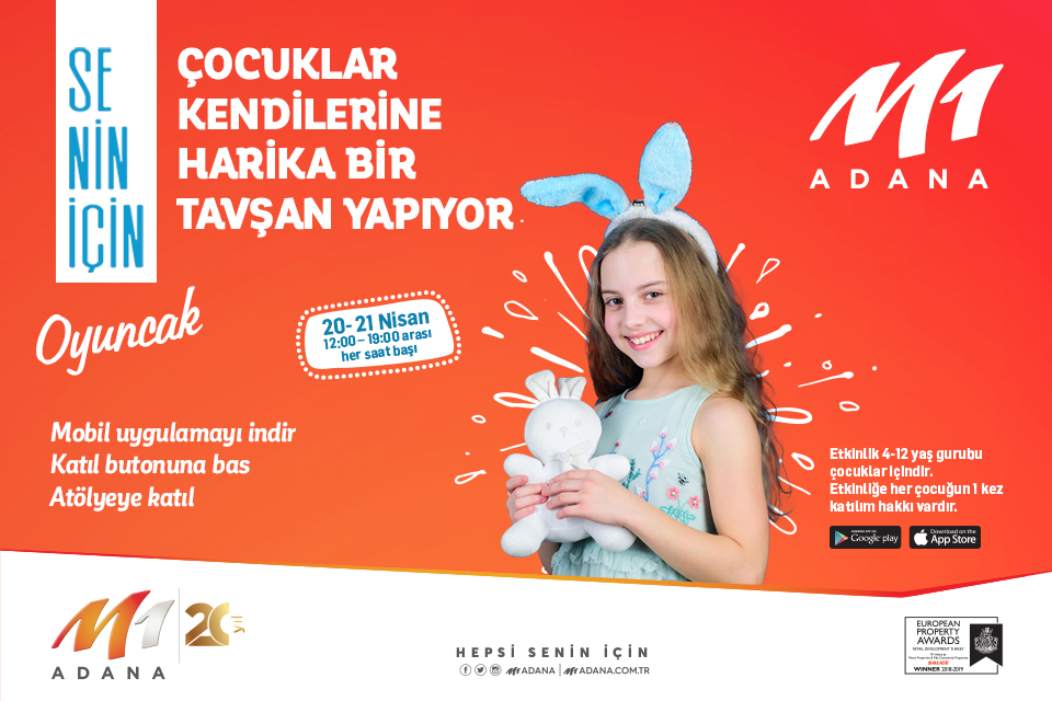 Minikler M1 Adana’da kendi oyuncaklarını tasarlayacak