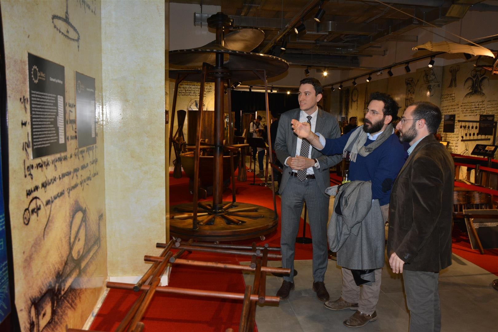 Da Vinci icatları MaviBahçe'de sergileniyor