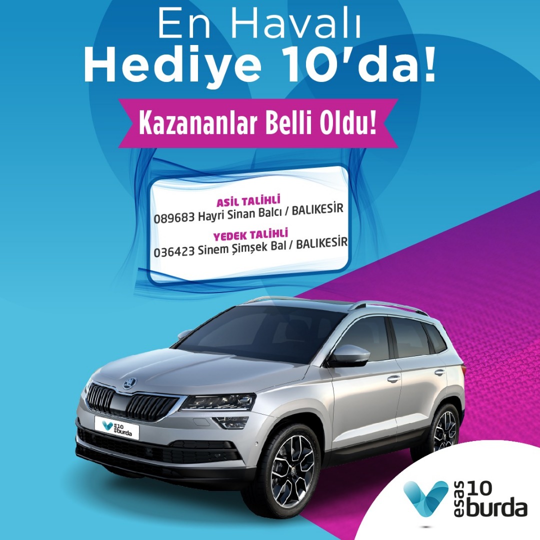 Esas 10’un Skoda Karoq kazananı belli oldu
