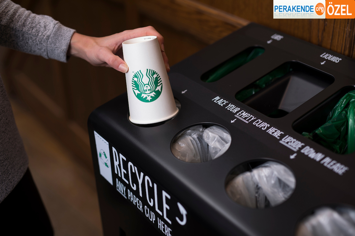 Starbucks fincanları artık doğada çözülebilir olacak!