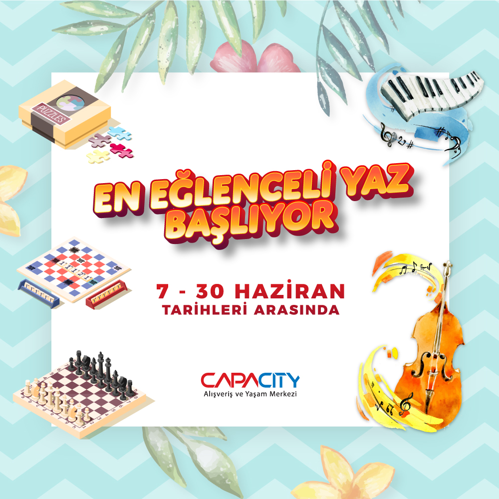 Yaz tatilinin tadı Capacity’de çıkacak