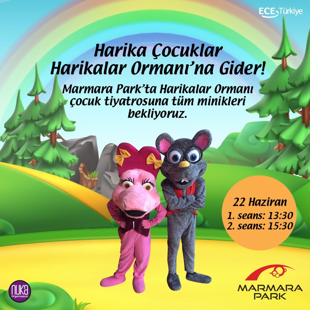 Minikler Marmara Park’ta tiyatro oyunlarıyla eğlenecek