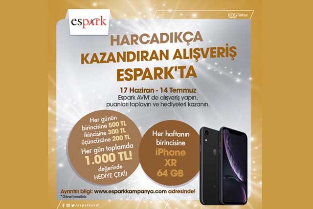 Espark alışverişleri harcarken kazandırıyor