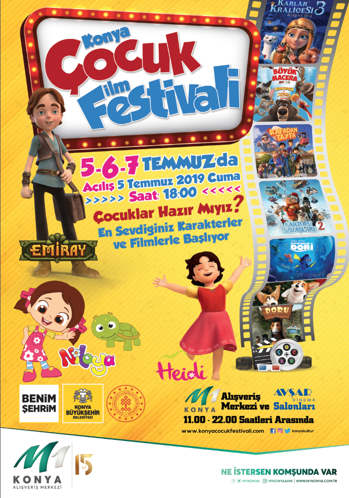 Konya'nın çocuk festivali M1 Konya AVM'de gerçekleşecek