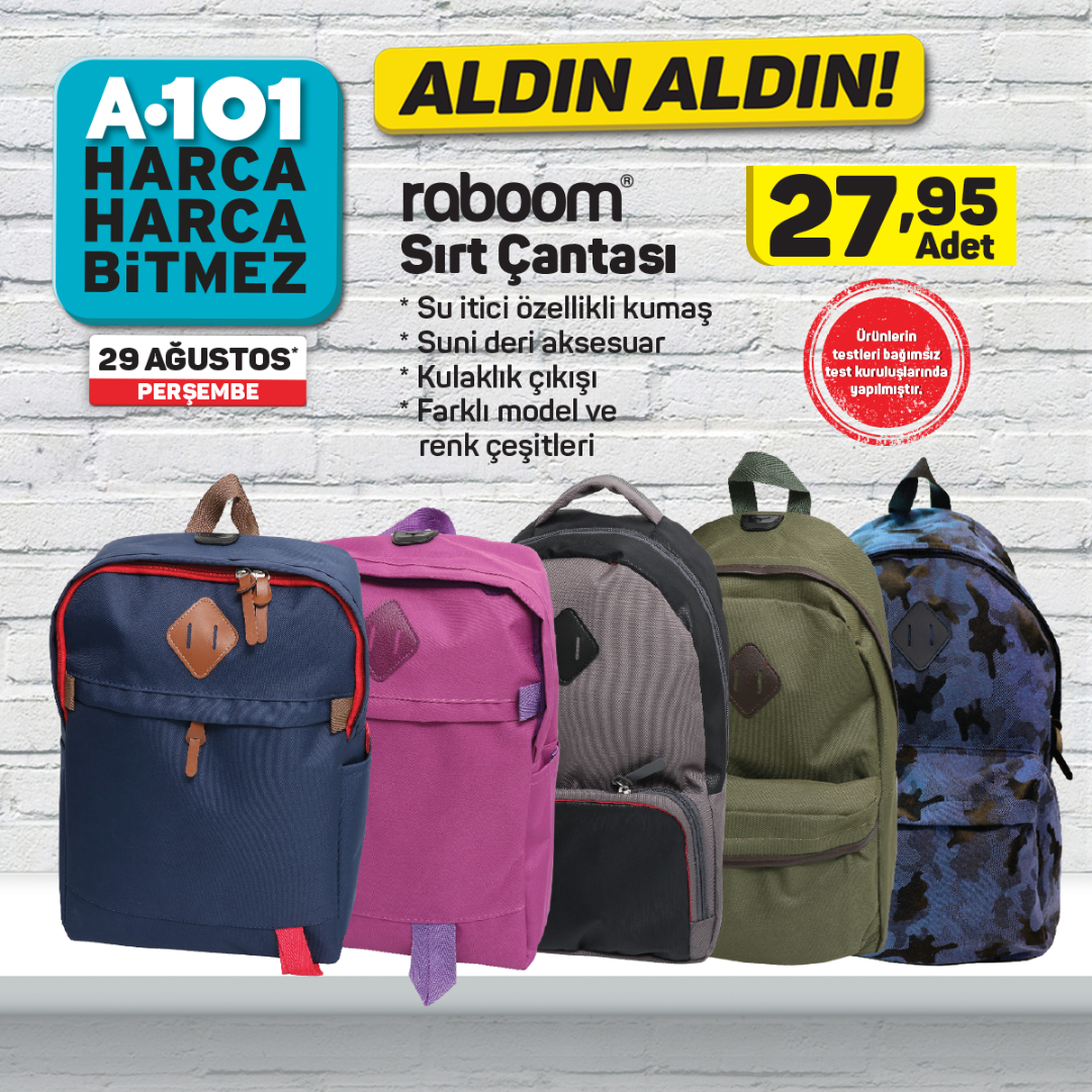 Okul öncesi alışverişin adresi A101 olacak
