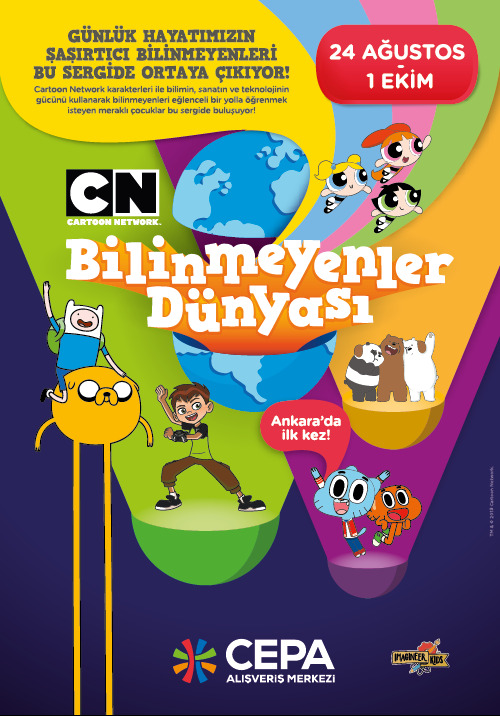 Cartoon Network Ankara’da ilk kez Cepa’ya gelecek
