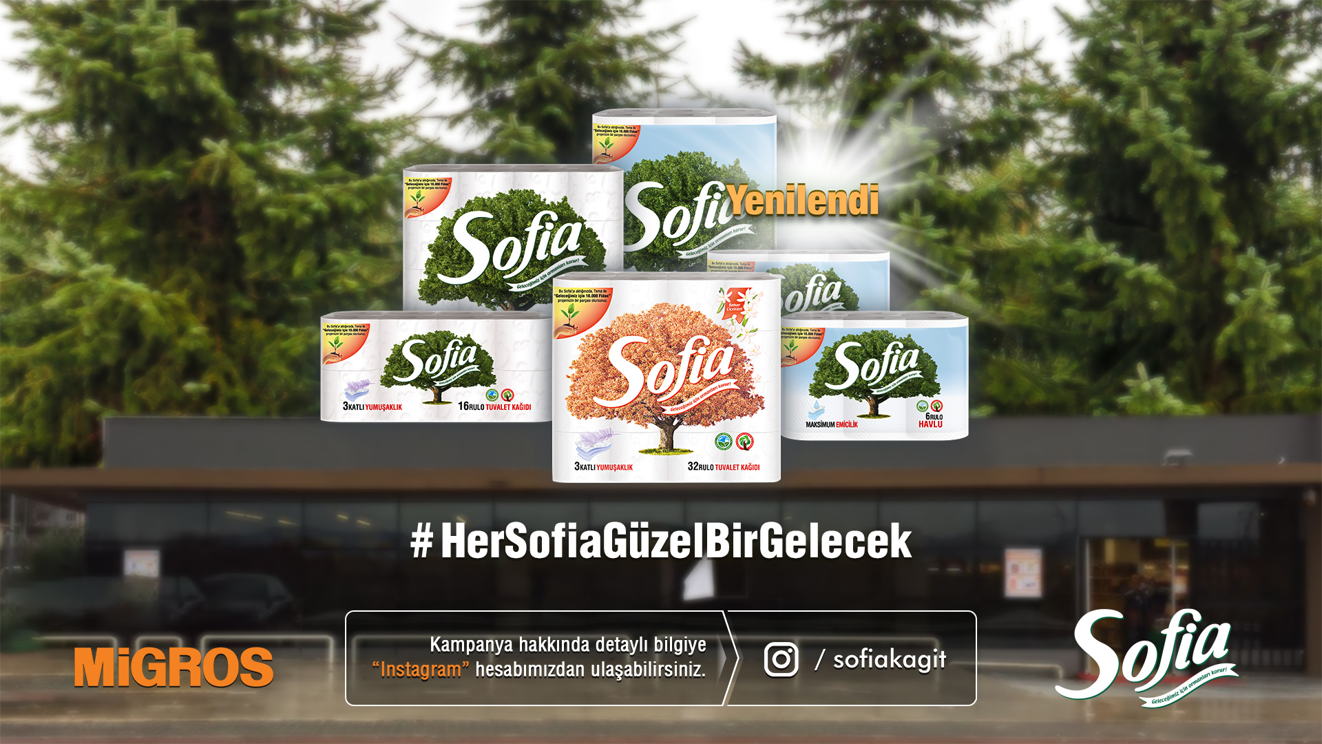 Sofia ve Migros'dan ortak proje