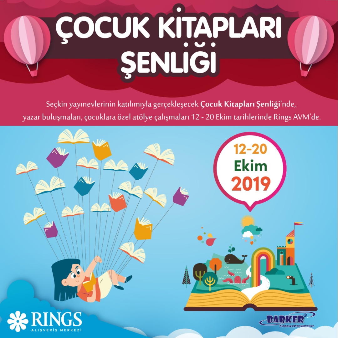 Çocuk Kitapları Şenliği Rings AVM'de