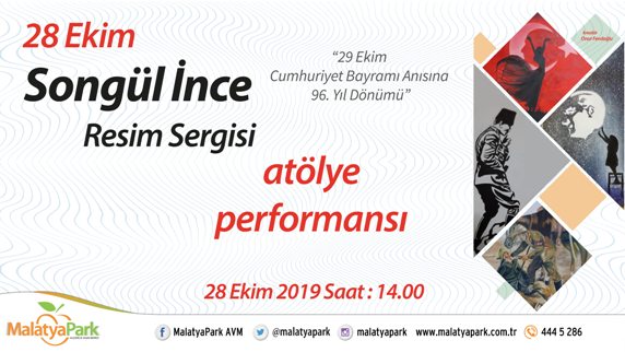 Cumhuriyet’imizin ilanının 96. yılında Malatyapark’ta sergi