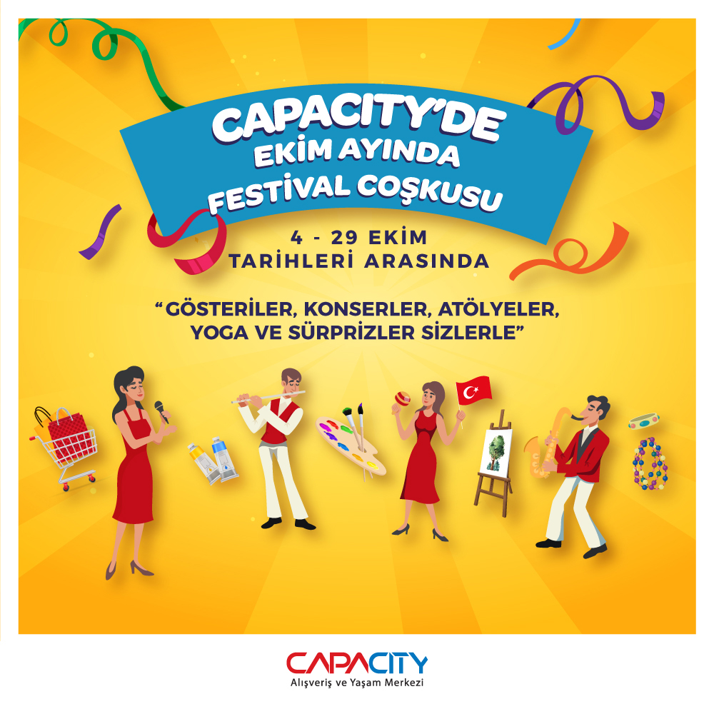 Festival tadında eğlence Capacity’de sizlerle