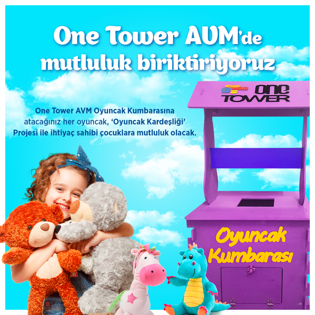 One Tower AVM sosyal sorumluluk projesi ile çocuklara umut olacak