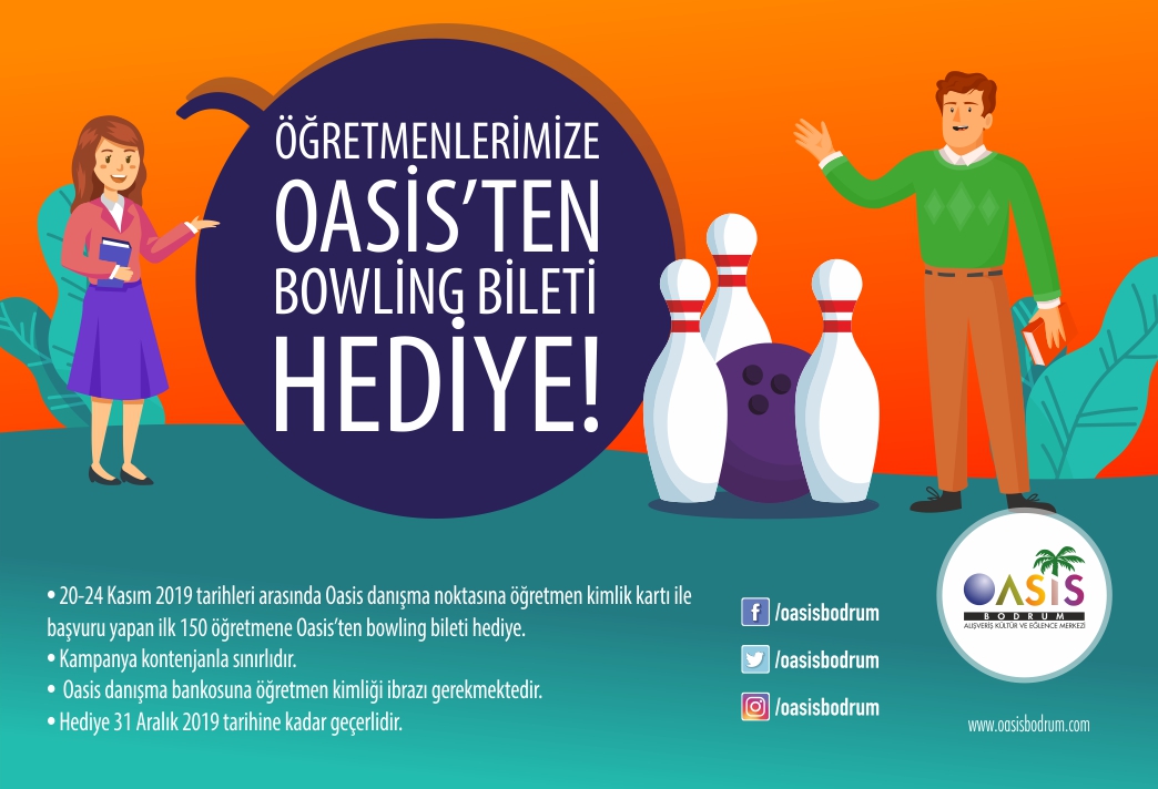 Oasis’ten öğretmenlere bowling hediyesi