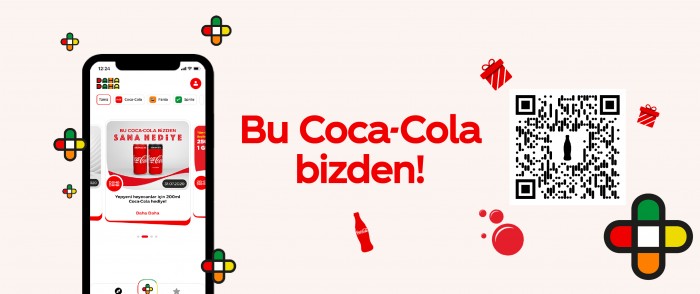 'Bu Coca-Cola Bizden' kampanyası ile 1.5 milyon kişiye hediye