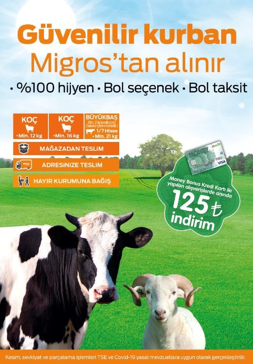 Migros'tan kurbanda ekstra hijyen uygulaması