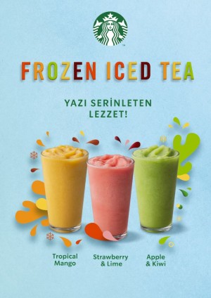 Starbucks, Frozen Iced Tea ile yazı başlatıyor