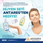 Antares kartları "Maske ve kolonyalı Hijyen Seti " kazandırıyor