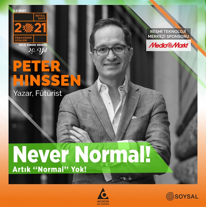 Fütürist Peter Hinssen 3-4 Mart Perakende Günleri’nde