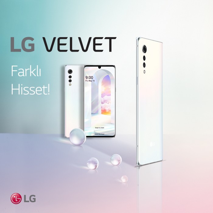 Şıklığı ile göz dolduran LG VELVET Eylül ayında Türkiye’de