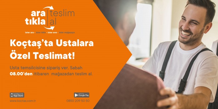 Koçtaş’ın online alışverişlerinde yeni dönem